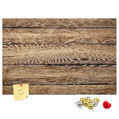 Printed Cork Memo Board with Wooden Frame