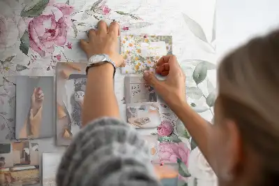 Floral Frame Cork Memo Board