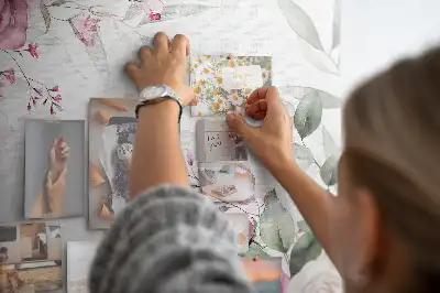 Floral Frame Cork Memo Board