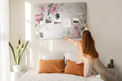 Floral Frame Cork Memo Board
