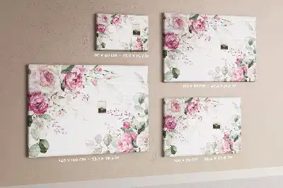 Floral Frame Cork Memo Board