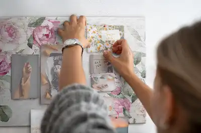 Floral Frame Cork Memo Board