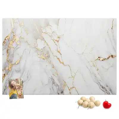 Decorative Marble Printed Cork Board