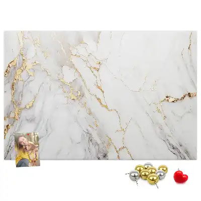 Decorative Marble Printed Cork Board