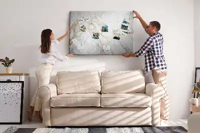 Printed Cork Board Decorative marble