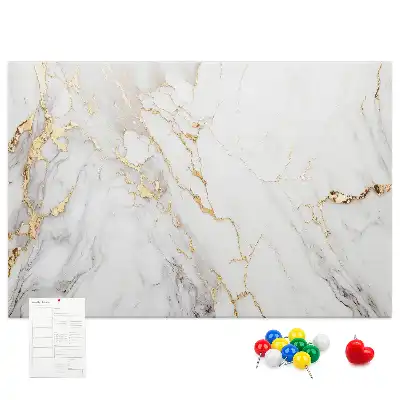 Decorative Marble Printed Cork Board