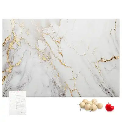 Decorative Marble Printed Cork Board