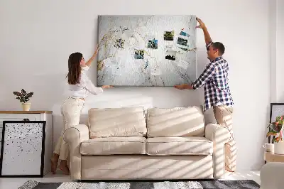 Printed Cork Board Decorative marble