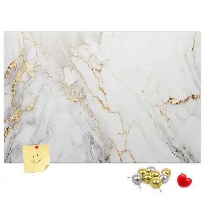 Decorative Marble Printed Cork Board