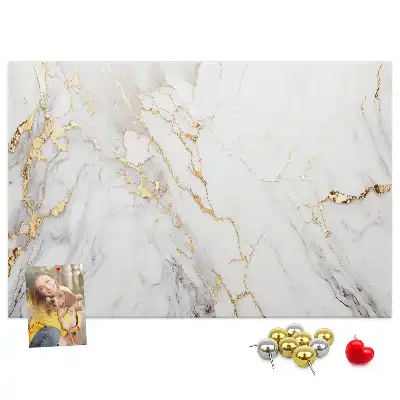 Decorative Marble Printed Cork Board