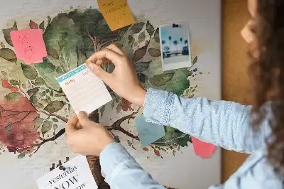 Printed Cork Board Family tree