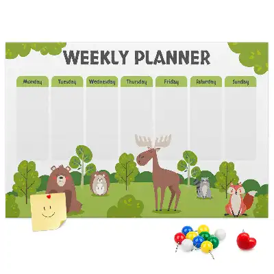 Printed Cork Lesson Plan Memo Board