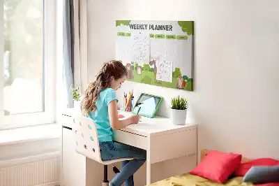 Printed Cork Lesson Plan Memo Board