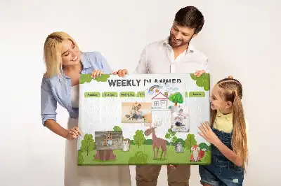 Printed Cork Lesson Plan Memo Board