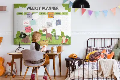 Printed Cork Memo Board Lesson plan
