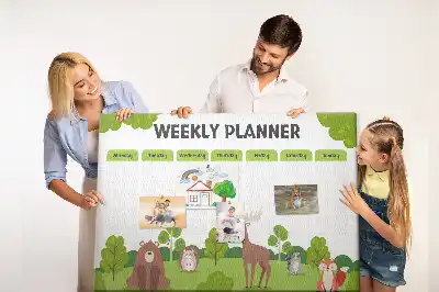 Printed Cork Lesson Plan Memo Board