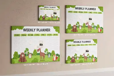 Printed Cork Lesson Plan Memo Board
