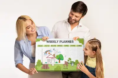 Printed Cork Lesson Plan Memo Board