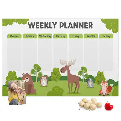 Printed Cork Memo Board Lesson plan