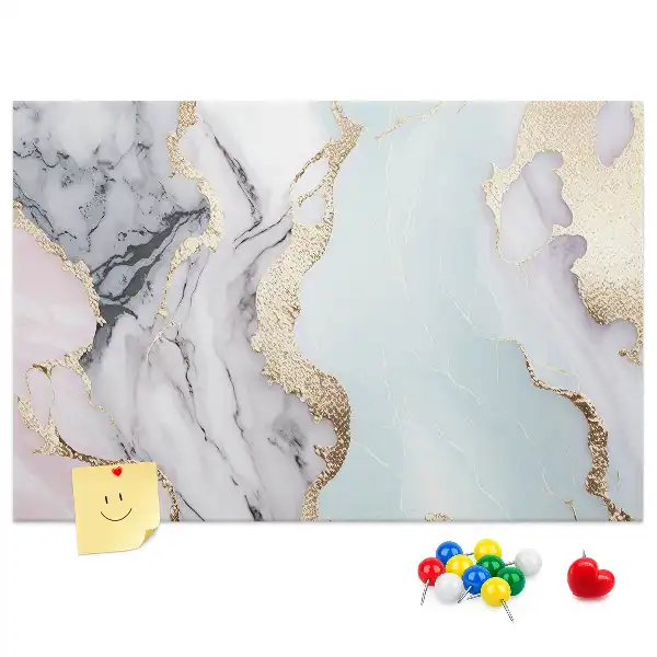 Marble Printed Cork Board