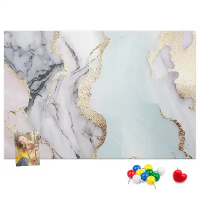 Marble Printed Cork Board