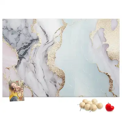 Marble Printed Cork Board