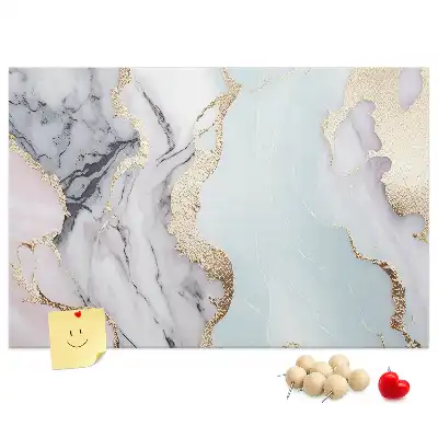 Marble Printed Cork Board