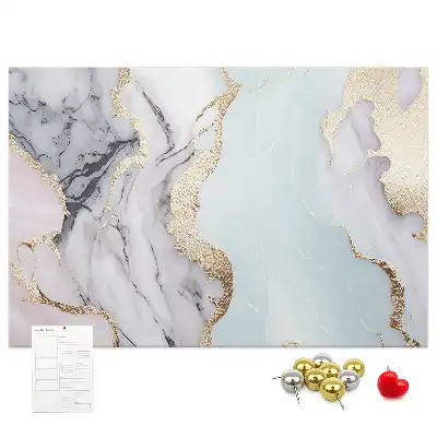 Marble Printed Cork Board