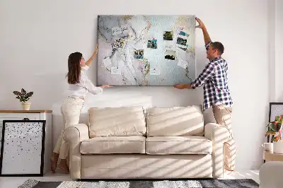 Printed Cork Board Marble