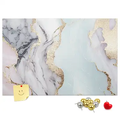 Marble Printed Cork Board
