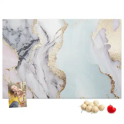 Marble Printed Cork Board