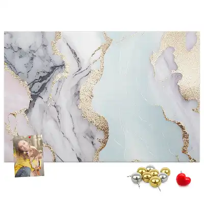 Marble Printed Cork Board