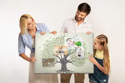 Large Nature Tree Printed Cork Board