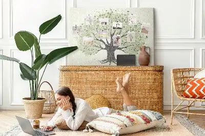 Large Nature Tree Printed Cork Board