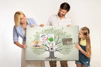 Large Nature Tree Printed Cork Board