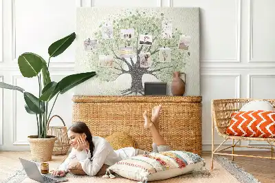 Large Nature Tree Printed Cork Board