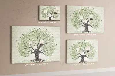 Large Nature Tree Printed Cork Board