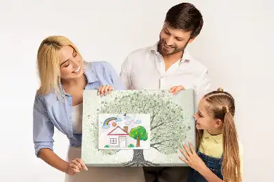 Large Nature Tree Printed Cork Board