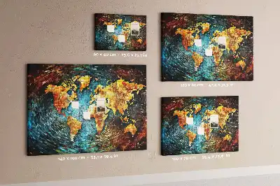 Chaos World Printed Cork Board