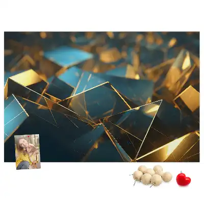 Decorative abstraction cork memo board