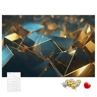 Decorative abstraction cork memo board
