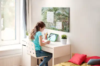 Nature jungle wildlife cork memo board