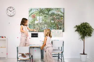 Cork memo board Nature jungle wildlife