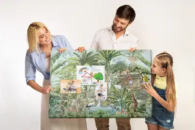 Nature jungle wildlife cork memo board
