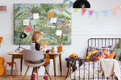 Nature jungle wildlife cork memo board