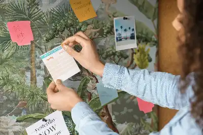 Cork memo board Nature jungle wildlife