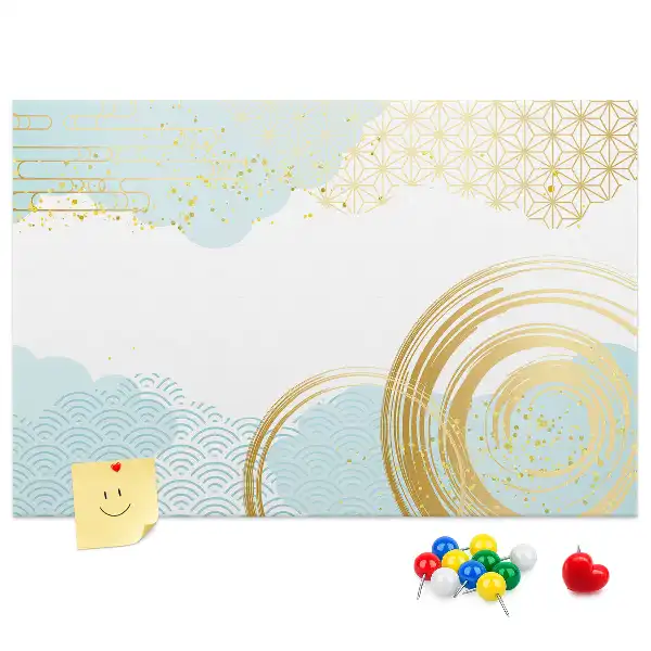 Decorative Pattern Cork Memo Board