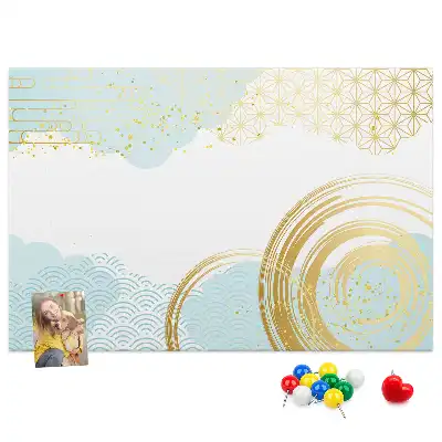 Decorative Pattern Cork Memo Board