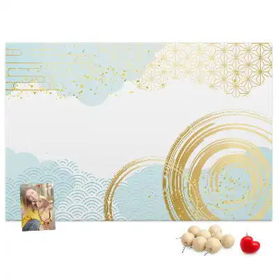 Decorative Pattern Cork Memo Board