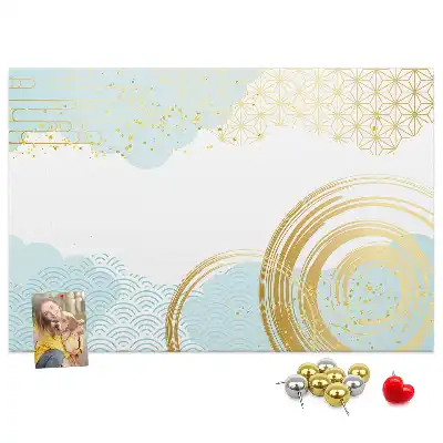 Cork memo board Decorative pattern